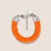 braided bracelet orange
