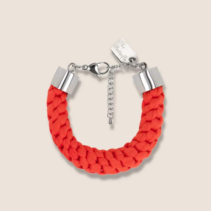 braided bracelet red