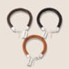 3 leather bracelets