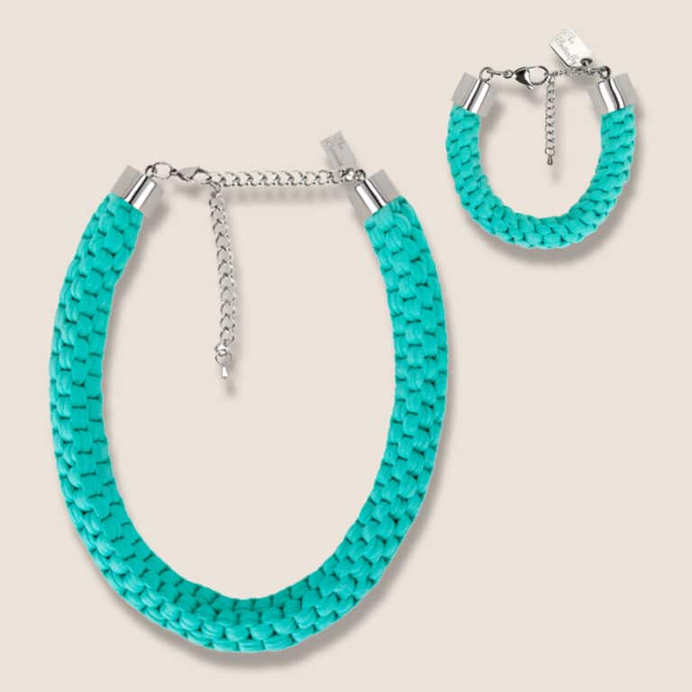 handmade jewellery set turquoise